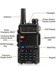 Baofeng UV-5R USB Long Range Ham Amateur With FM Radio Long Range Portable Two Way Radio Baofeng UV- 5R CB Radio Walkie Talkie