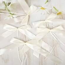 50pcs, Wedding Bowknots Ribbon Bows Ribbon Bow Mini Cars Chairs Cloth Party Holiday Wedding Arch Vase Photo Prop Decoration