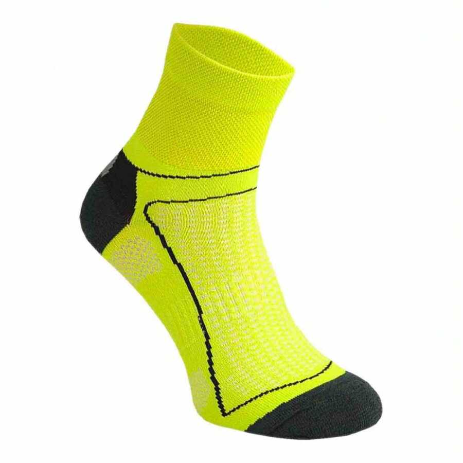 Comodo 1 Pack High Vis Neon Low Cut Cycling Socks (Black Green) - Fast Shipping And Quick Delivery - Yellow - View 1