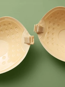 1 pezzo Cuscinetto adesivo invisibile traspirante per reggiseno per donne per sport e fitness