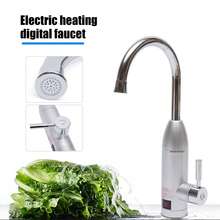Electric Instant Water Heater Tap 3000W 360° Kitchen Faucet With LCD Temperature Display Instant Hot Faucet For Kitchen Bathroom - 查看 2