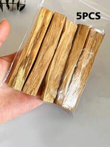 1pc/5pcs Palo Santo Incense Sticks - Natural Peruvian Holy Wood For Meditation, Space Cleansing & Calming,Aromatherapy,House Freshener,Diffuser,Gift,Home Decor