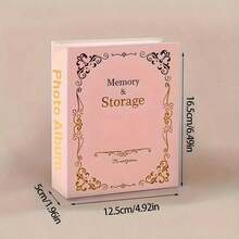 6-Inch Photo Album With 100 Pages Insertable Baby Photo Storage Memorial Book For Family