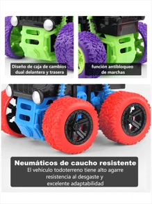 Paquete de 4 juguetes para camiones para edades de 3 años en adelante, varios colores para regalos de niños - Multicolor - Ver 4