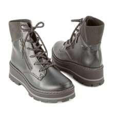 Women's Boot Dakota Heel Tractorada Stylish Festival - màu đen - Xem 3