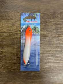 Fishing Lure 9cm/12g Hard Popper With Treble Hook 3D Eyes - Kit 10 Units Mod 1433 MÀU SẮC - XÁM/CAM - Xem 4