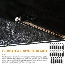 20 件装可拆卸拉链头更换件、拉链滑块修理固定器，适用于衣服、夹克、背包、靴子、钱包 - 多色 - 查看 5