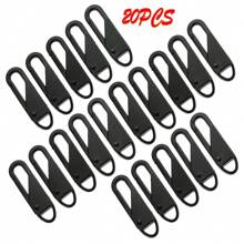 20 件装可拆卸拉链头更换件、拉链滑块修理固定器，适用于衣服、夹克、背包、靴子、钱包 - 多色 - 查看 1