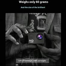 1 pieza Cámara de acción deportiva extrema HD 1080P, videocámara para montar en bicicleta/motocicleta, pantalla de 2.0", resistente al agua hasta 30M, grabadora de vídeo portátil - Negro - Ver 9