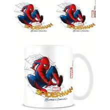 | SPIDERMAN HOME COMING MARVEL MUG - Officially Licensed Mug - Ergonomic Design -  Printing - Resistant Material - Ideal For Gift - Multicolor - View 1