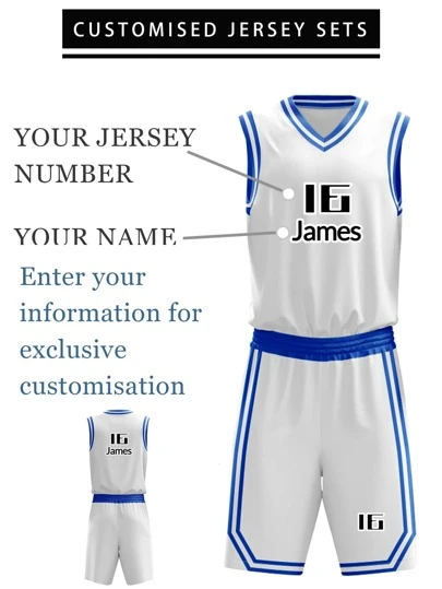 Custom Basketball Jersey Set, Unisex Students Sportswear Vest And Shorts, Team Uniforms With Print, Summer