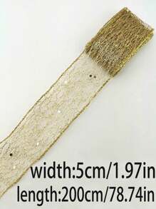 (2 M/Roll) 5cm Hollow Out Shiny Ribbon Gift Packaging Foldable Line Edge Crafts Wedding Decoration Birthday