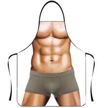 1pc Muscular Man Printed Chef Apron, Sleeveless Waterproof And Stain-Resistant Apron, Creative Funny High-Definition Printing, Suitable For Home Cooking, BBQ, Party