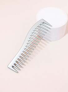 1pc Paint Curved Wide Toothed Comb, Suitable For Long Hair, Curly Hair, Wet Hair, And Hairless Hair Removal Comb Styling Shampoo Comb,Hair Brush,Comb,Hair Tools,Hair Products And Accessories For Barber Salon Beauty Travel Essentials