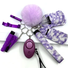 Llavero Alarma Con 9 Objetos Defensa Personal Importadora Tim ChengLeody - Multicolor - Ver 1