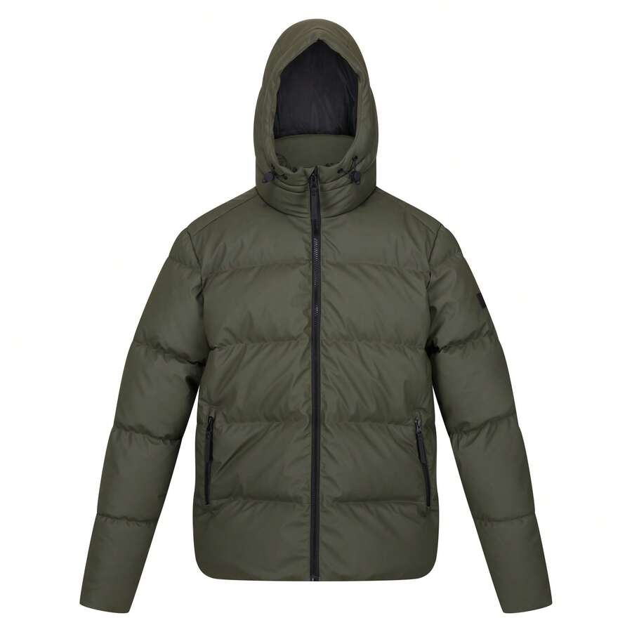 Regatta Mens Saltern Quilted Jacket (Dark Khaki) - Khaki - View 1