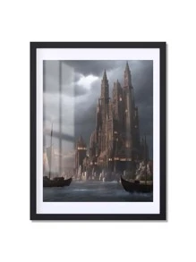 Marcos elegantes de pared en varios colores para fotos de tamaños 4x6, 5x7, 8x10, 11x14, 12x16, ideales para la decoración del hogar, para estrellas/luna