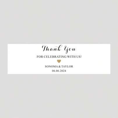 30 Pcs Custom Water Bottle Labels Stickers Self Adhesive Candy Wrap Bridal Shower Decor Personalized Text, Seal, Adhesive, Multi-Functional, Ornamental Exquisite, Stylish, Modern, Contracted Custom, For Mother's Day, For Father's Day, For Graduation, For Weddings, For Housewarming School, Home, Office, Tea Room, Living Room, Dining Room, Christmas, Vacay Vibes,Gala Night