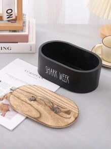 1 Hộp Gỗ Bọc Băng Vệ Sinh & Miếng Lót, Hộp Sắp Xếp Phòng Tắm, Hộp Sản Phẩm Vệ Sinh Nữ Tính, Trang Trí Phòng Tắm - Nhiều màu - Xem 4