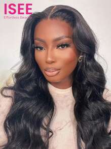 ISEE HAIR Wear Go 6x4 HD Lace Glueless Body Wave Wigs Natural Color 180% 22-30 Inch Lace Closure Wigs Pre-Plucked & Pre-Cut With Natural Hairline Daily Use For Women - SNatural - View 3