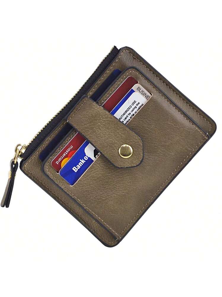 Dasein Unisex Faux Leather Wallet Coin Purse Multiple Card Slots