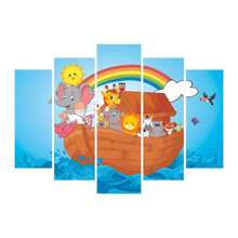 Kit Decoração Festa Aniversário Arca De Noé Animais