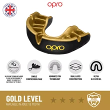 Gold Level Mouthguard, Sports Mouth Guard In Adult Size, Featuring Revolutionary Fitting Technology For Boxing, Lacrosse, MMA, Martial Arts, Hockey, And All Contact Sports - Opro By Marcy - Multiple Colors - Black - View 2