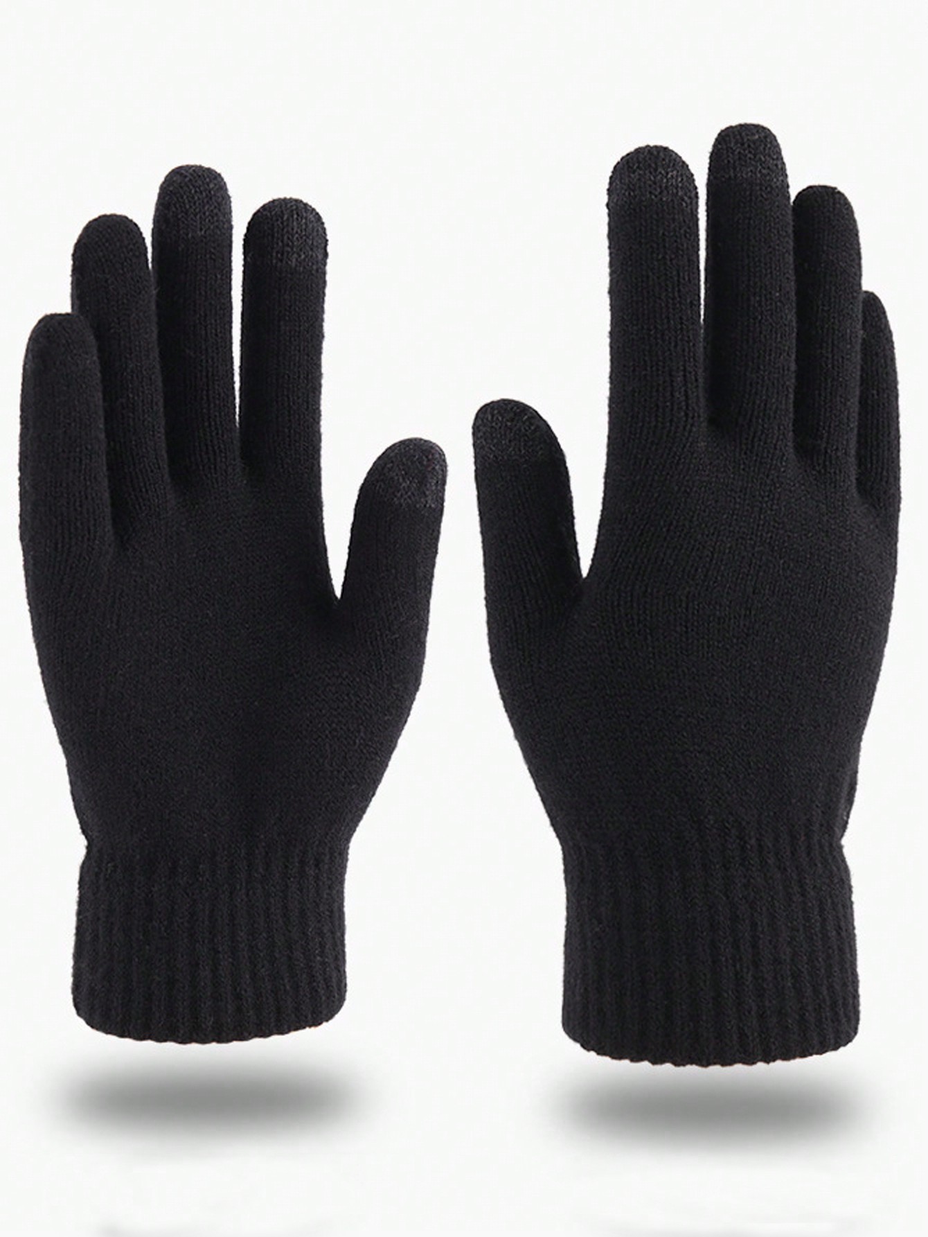 مجموعة 3 قطع من قبعة الشتوية المحبوكة، وشاح دافئ ل...