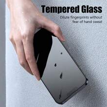 6in1 Privacy Screen Protector Tempered Glass With Phone Back Camera Glass Film Compatible With Iphone 16 15 14 13 12 11 Pro Max 3PCS Anti Spy Front Glass With 3PCS Camera Lens Glass