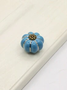 1 件/6 件南瓜形陶瓷拉手，不锈钢和木质橱柜/抽屉把手，乡村风格，颜色丰富：白色、黑色、红色、黄色、蓝色、乳白色 - 南瓜形陶瓷把手 - 查看 15