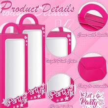 24 Pcs Pink Princess Gift Boxes Set Bulk 12 Pink Party Favor Boxes Pink Doll Gift Boxes Goodie Bag 12 Heart Shaped Sunglasses For Birthday Bachelorette Supplies Decoration Prom