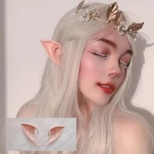 1pc Fairy Ear Halloween Prop Latex  Ear Model Cosplay Angel Pixie Fake Ears - Multicolor - View 6