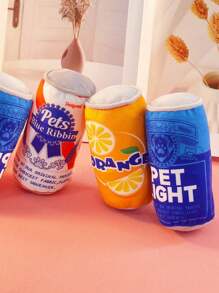 One Plush Toy Can Make Sound In The Shape Of Beverage Can, Provides Relief, Interacts And Bites For Pets Only