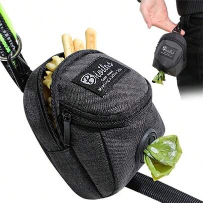 Bolsa portátil para treinamento de cães, bolsa para petiscos de animais de estimação ao ar livre, bolsa de cintura para recompensa de lanches para filhotes, bolsa para cocô de cachorro, bolsas para transporte de cães, bolsa para petiscos de cachorro, bolsa para passear com o cachorro