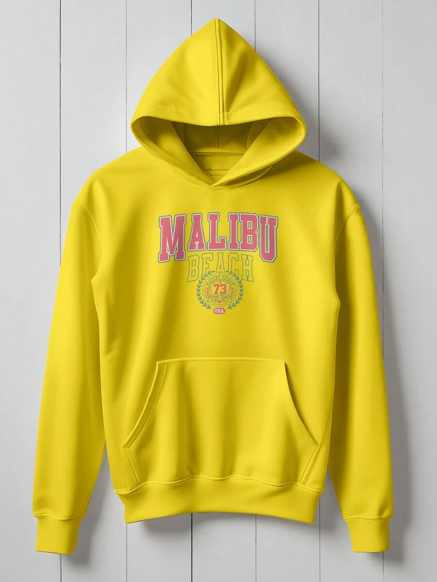 Malibu Beach KANGARU 1213 Fluxo Fx Sweatshirt Blouse - 黃色 - 查看 1