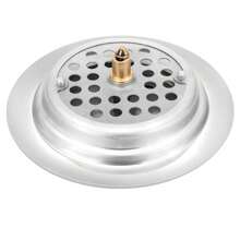 Smart Click Drain 15x15 Stainless Steel Round Bathroom Toilet Home - 彩色 - 查看 5