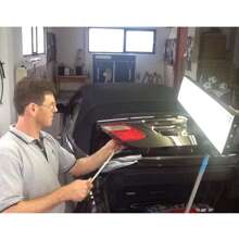 Juego de herramientas para eliminación de abolladuras en carrocería de auto, barras para reparación de abolladuras sin pintura sin cargo, juego de herramientas manuales multimateria para arreglar abolladuras y daños por granizo en el automóvil - Plateado - Ver 4