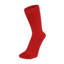 TOETOE 1 Pack Essential Mid-Calf Toe Socks For Men And Women (Fawn) - Fast Shipping And Quick Delivery