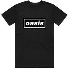 Oasis | Official Band T-Shirt | Decca Logo | SHIPPED IN 24 HOURS - Black - View 1