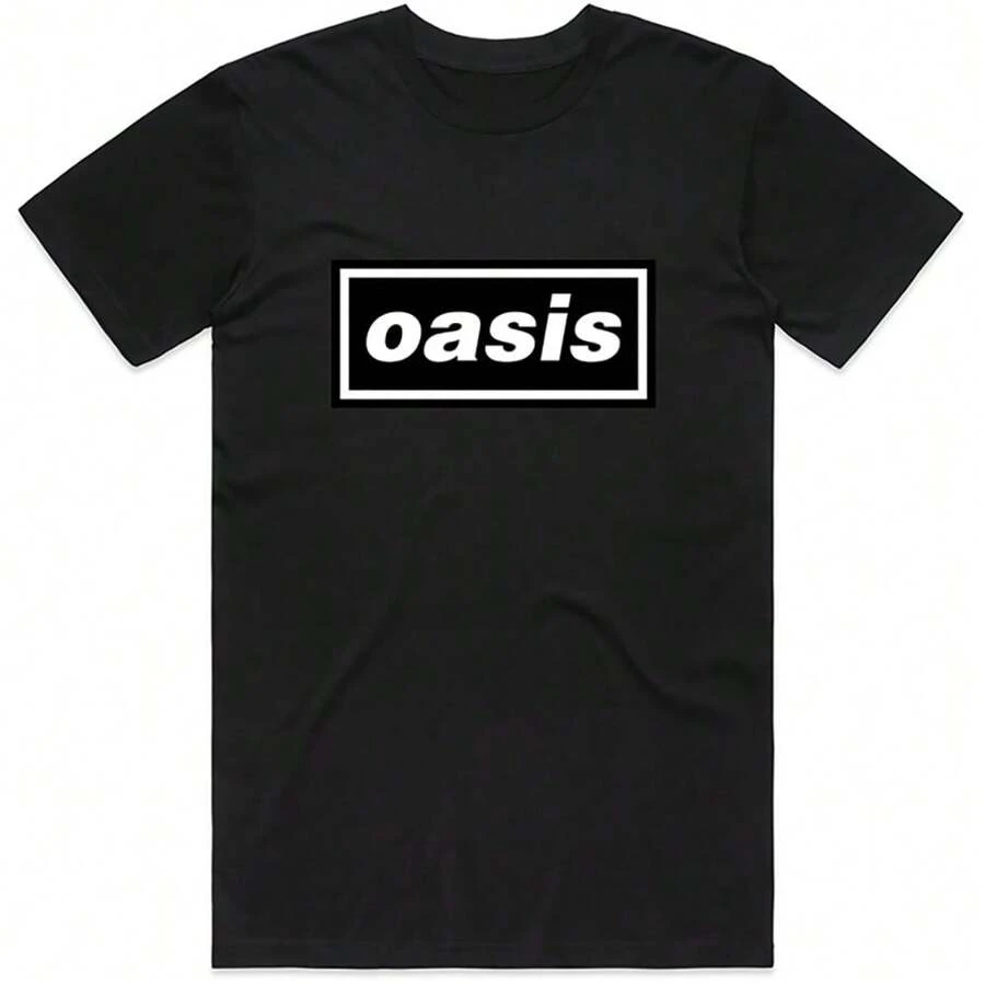 Oasis | Official Band T-Shirt | Decca Logo | SHIPPED IN 24 HOURS - Black - View 1