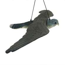 1 Pc Outdoor Plastic Flying Raven Hawk Bird Deterrent Scarecrow Hunting Decoy - Green - View 6