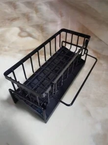 1 套厨房水槽收纳架、马桶收纳架、水龙头海绵架、碗碟干燥架、肥皂、刷子、毛巾、清洁工具、厨房和浴室配件 - 彩色 - 查看 11