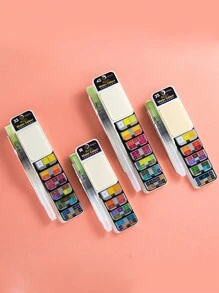 Superior 1 套混合色颜料和刷子，现代便携式绘画套装，适合艺术家、初学者、母亲节、妈妈的礼物 - 紅白色 - 查看 12