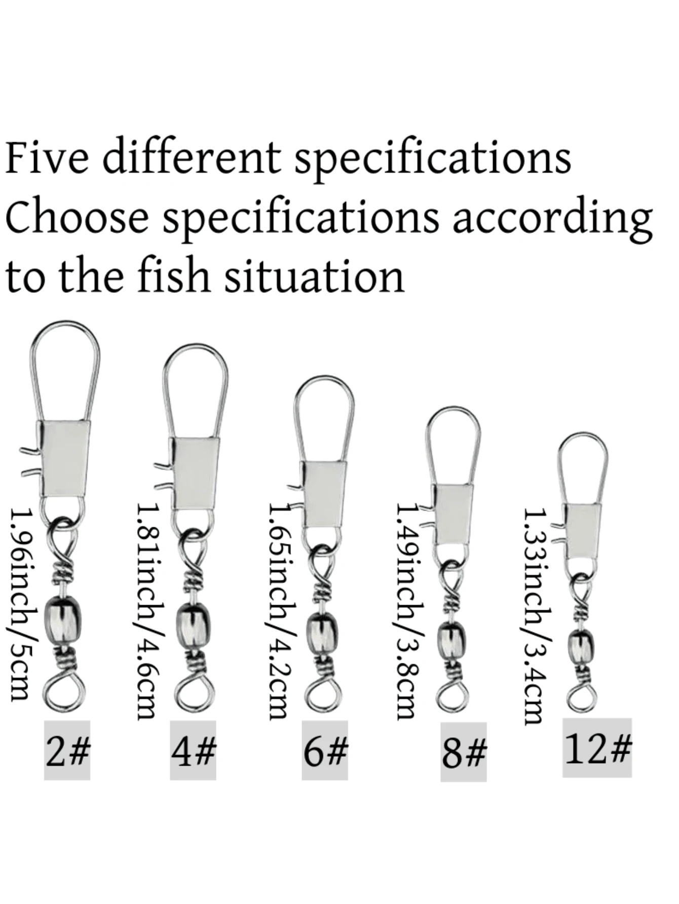 8-Shaped Design Creative Fashion B Type Connector Fishing Accessories Clips - Black - View 1