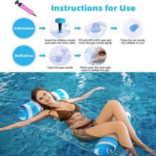 Inflatable Pool Floats Adult Size Water Hammock,Pool Rafts Lounge Chairs Floating,4-In-1 Multi-Purpose Pool Floaties Toys,Floats For Swimming Pool,For Adults Vacation Fun And Rest,Pool Floats Adult,Pool Floats Pool Floats Adult Pool Toys Pool Float Floaties For Adults Floats For Pool Floating For Adults Lake Floats For Adults Floaties Pool Floaties Float Water Floats For Adults Pool Hammock Float Water Hammock Pool Floats Adult Heavy Duty Pool Floaties For Adults Adult Pool Float Big Joe Pool Fl - Multicolor - View 5