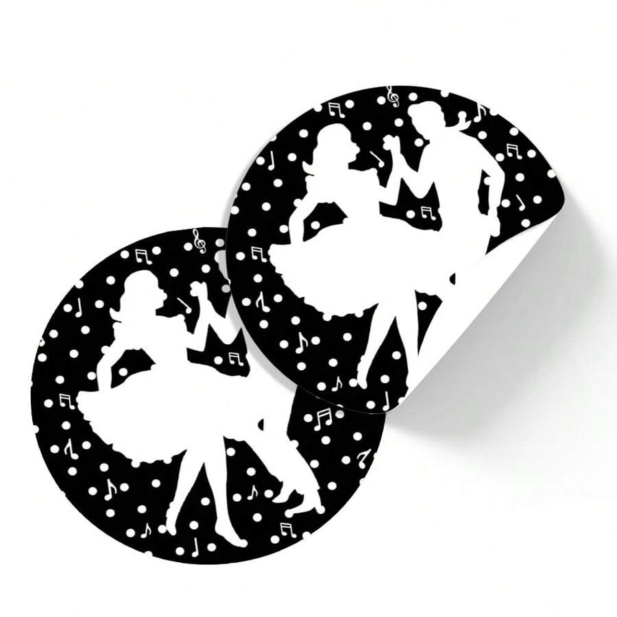 Kit 40 Sticker Labels Tags 80s 3.5cm Ready For Delivery - Nhiều màu - Xem 1