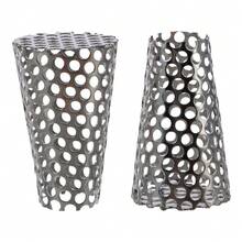 White Interpolated Filter Screen Stops 304 Stainless Steel Anti Clogging Of Drainage Pipes Gutter Cleaning Tool For Pipe - Silver - View 3