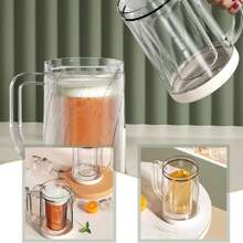 Freezer Beer Mug, Double Wall, Insulated Gel Plastic Pint Freezable Glass, 16 Oz, Clear 1 Pack, Chiller Frosty Cup, Frozen Ice Mug, Freezer Cup. - Multicolor - View 5