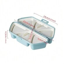 6-Grids Creative Triangle Onigiri Mold Press, Portable Folding Japanese Rice Ball Bento Box - Multicolor - View 2