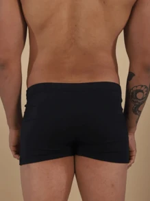 Black Boxer Shorts - màu đen - Xem 2